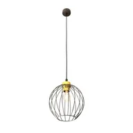 Lampy sufitowe - Lampa wisząca Emibig NANDO 1 BL GOLD - miniaturka - grafika 1