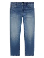 Spodnie męskie - Hugo Boss Orange Dżinsy - Regular fit - w kolorze niebieskim - miniaturka - grafika 1