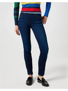 Damskie spodnie jeansowe Wrangler Wrangler Slim W29 L30 - Spodnie damskie - miniaturka - grafika 1