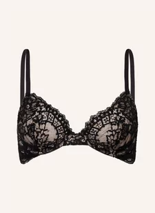 Wolford Biustonosz Trójkątny Unlined Semi-Demi schwarz - Biustonosze - miniaturka - grafika 1