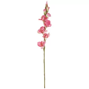 Sztuczny kwiat Gladiola różowy, 10 x 85 x 10 cm - Sztuczne kwiaty - miniaturka - grafika 1