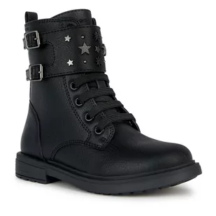 Trzewiki Geox Jr Eclair J169QD 000BU C9B1G S Black/Gun - Buty dla dziewczynek - miniaturka - grafika 1