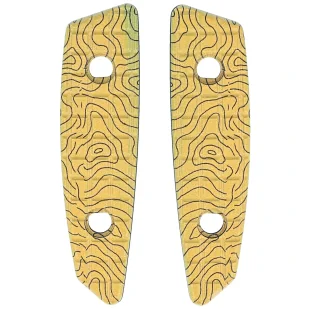 Okładziny na rękojeść noża Turq Gear Map01 G10 Art Series Cubic - Noże - miniaturka - grafika 1