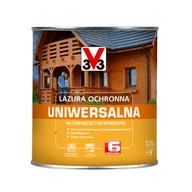 Farby i impregnaty do drewna - V33 Lazura ochronna uniwersalna Czereśnia 0,75 l - miniaturka - grafika 1
