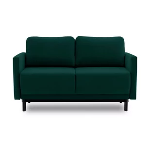 Sofa 2-osobowa, rozkładana, Laya, 146x97x90 cm, butelkowa zieleń - Sofy i kanapy - miniaturka - grafika 1