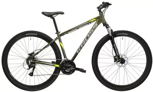 Rower górski męski KROSS HEXAGON 5.0 29" S (17") ZIELONY/LIMONKOWY/SZARY - Rowery - miniaturka - grafika 1