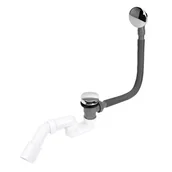 Syfony - Tycner Syfon wannowy czyszczony od góry korek klik-klak chrom - miniaturka - grafika 1