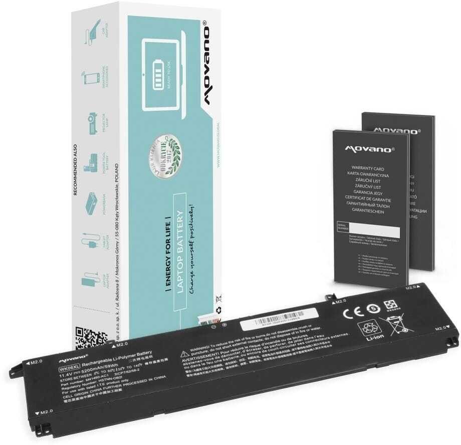 Bateria Movano Bateria Movano do HP Omen 16 17, Victus 16