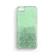 Etui i futerały do telefonów - Wozinsky Star Glitter błyszczące etui pokrowiec z brokatem iPhone SE 2022 / SE 2020 / iPhone 8 / iPhone 7 zielony - miniaturka - grafika 1