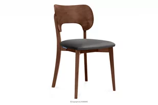 Krzesło loft orzech szare LYCO Konsimo - Krzesła - miniaturka - grafika 1