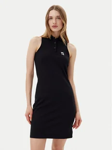 KARL LAGERFELD Sukienka codzienna A2W13041 Czarny Slim Fit - Sukienki - miniaturka - grafika 1
