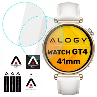 2x Szkło Hartowane do Huawei Watch GT 4 GT4 41mm ochronne na smartwatch Alogy Screen Protector Watch+ - Akcesoria do smartwatchy - miniaturka - grafika 1