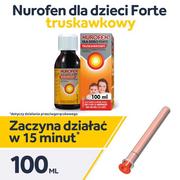 Przeziębienie i grypa - RECKITT BENCKISER NUROFEN FORTE SMAK TRUSKAWKOWY 200 mg/5ml 100 ml - miniaturka - grafika 1