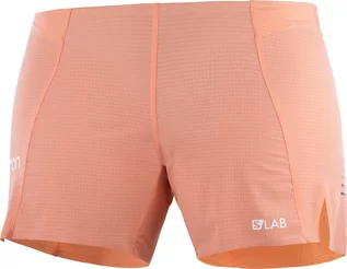 Spodnie sportowe damskie - Salomon Spodenki S-LAB Short W Papaya Punch C12843 - grafika 1