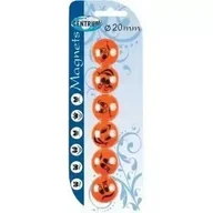 Magnesy - Magnesy do tablicy suchościeralnej Smile 20mm 6szt - Centrum - miniaturka - grafika 1