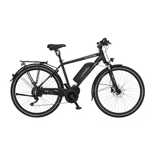 FISCHER Męski rower trekkingowy VIATOR ETH 1861, rower elektryczny, czarny matowy, 28 cali, RH 50 cm, silnik środkowy 80 Nm, akumulator 48 V - Rowery elektryczne - miniaturka - grafika 1
