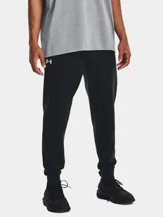 Spodnie dresowe męskie joggery Under Armour Rival Fleece 1379774-001 Czarny - Dresy męskie Spodnie dresowe męskie joggery Under Armour Rival Fleece 1379774-001 Czarny - Dresy męskie - miniaturka - grafika 1