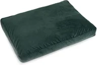 Legowiska dla psów - Legowisko dla psa kota Mata dla Psa Materac Łóżko Zielone Velvet M - miniaturka - grafika 1