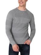 Swetry męskie - Timezone Sweter w kolorze szarym - miniaturka - grafika 1