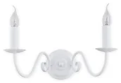 Lampy ścienne - Lemir Asti kinkiet 2 pł. / biały matowy O2891 K2 BIA - miniaturka - grafika 1