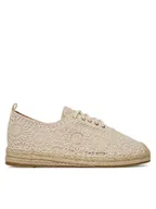 Espadryle damskie - DeeZee Espadryle 3H33549-1 Beżowy - miniaturka - grafika 1