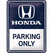 Tablice i flipcharty - Nostalgic Art 26269 Metalowa Tablica Honda Parking Only 15X20cm - miniaturka - grafika 1
