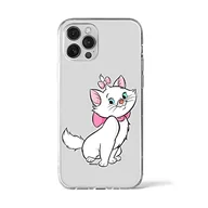 Etui i futerały do telefonów - ERT GROUP etui na telefon Apple Iphone 12 PRO MAX, case oryginalny i oficjalnie licencjonowany przez Disney, wzór Marie 007, optymalnie dopasowane, plecki z TPU częściowo przeźroczyste - miniaturka - grafika 1
