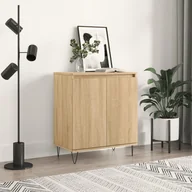 Komody - vidaXL Komoda, dąb sonoma, 60x35x70 cm, materiał drewnopochodny - miniaturka - grafika 1
