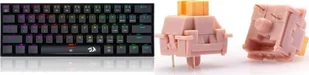 Redragon K630 DragonBorn Outemu Red RED-K630RGB + A113 QL Bullet Keycaps A113QL - Klawiatury - miniaturka - grafika 1