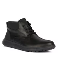 Botki męskie - Trzewiki Geox U Portello U36E1B 00043 C9999 Black - miniaturka - grafika 1