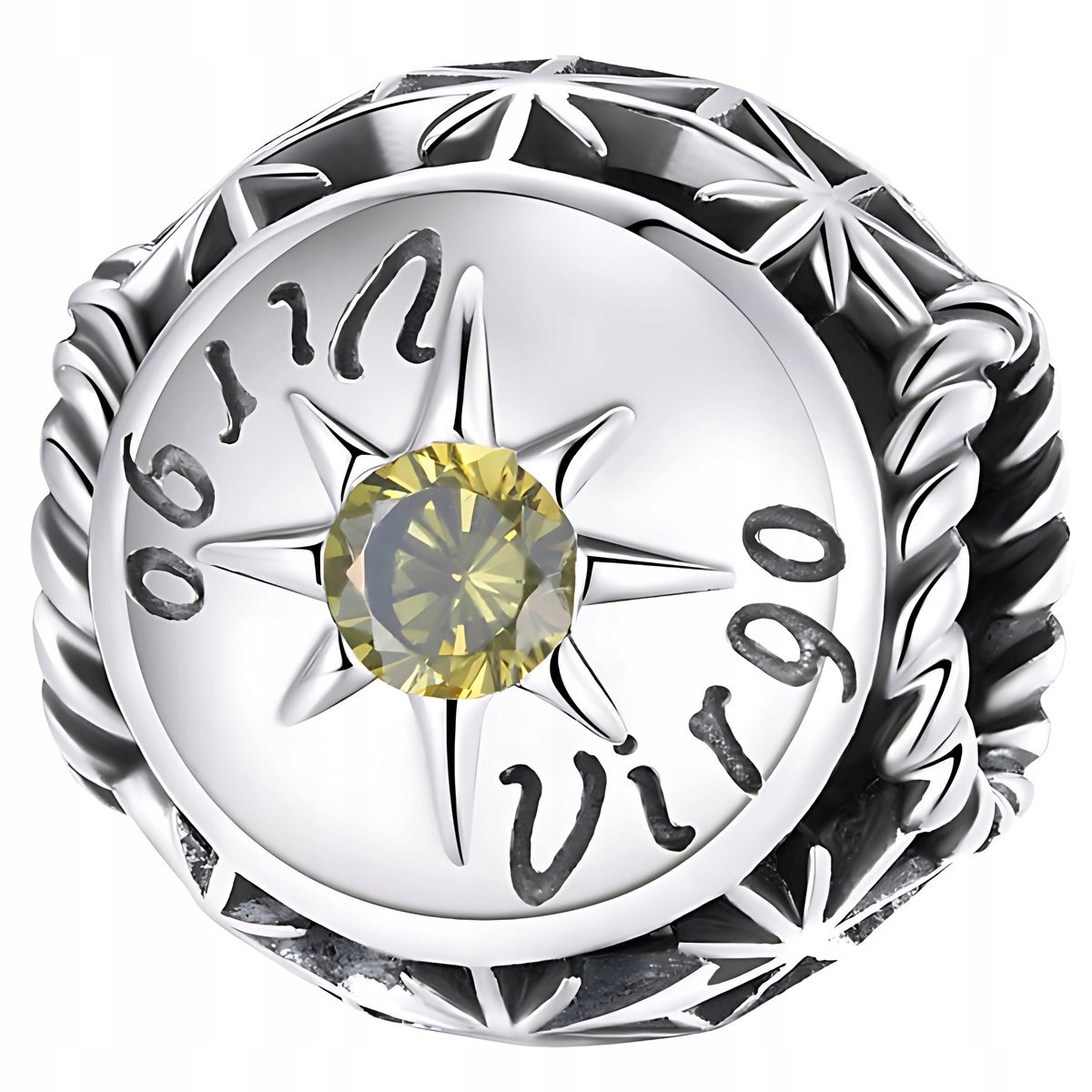 CHARMS ZNAK ZODIAKU PANNA koralik srebro pr 925 zawieszka beads srebrna