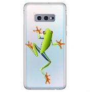 Etui i futerały do telefonów - Etui na Samsung Galaxy S10e, Zielona żabka - miniaturka - grafika 1