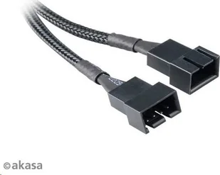 Akasa 4-pin - 4-pin x2, Czarny AK-CBFA04-KT04 - Kable komputerowe i do monitorów - miniaturka - grafika 1