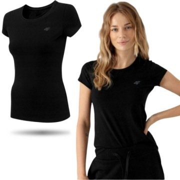 Koszulka Damska 4F T-shirt Podkoszulek Sportowa Na Co Dzień
