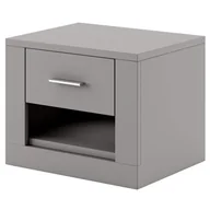 Szafki nocne - Stolik nocny IDEA ID-07 szary - miniaturka - grafika 1