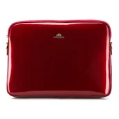 Torby na laptopy - Wittchen Damski pokrowiec na laptopa 15,6" skórzany lakierowany 25-2-517-3 - miniaturka - grafika 1