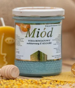Miód z algamii, wielokwiatowy nektarowy 0,5kg - Miód - miniaturka - grafika 1