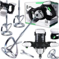 Mieszadła - ISAJ MIESZADŁO ELEKTRYCZNE MB1 DO KLEJU BETONU ZAPRAW FARB 2x MIESZALNIK - miniaturka - grafika 1