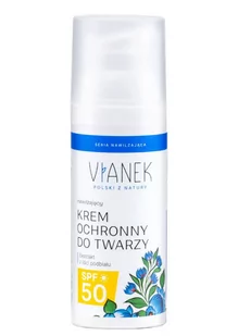 Vianek Nawilżający krem ochronny do twarzy SPF50 50ml - Kremy do twarzy - miniaturka - grafika 1