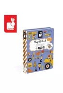 Puzzle - Magnetyczna układanka Plac budowy Magnetibook 3-8 lat - miniaturka - grafika 1