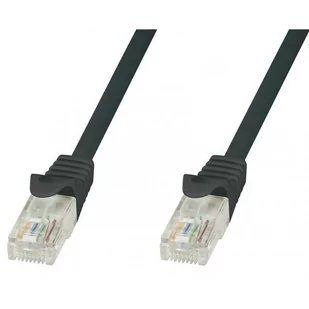 Techly Patchcord Cat.5e UTP CCA 0,25m czarny - Pozostałe akcesoria sieciowe - miniaturka - grafika 1