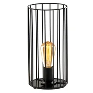 Lampy stojące - Loftowa druciana lampa stołowa w kształcie tuby DAVOS LOFT - miniaturka - grafika 1