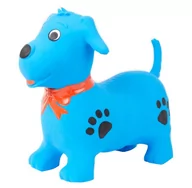 Skoczki dla dzieci - Skoczek dla dzieci, dmuchany skoczek w kształcie pieska, gumowa zabawka, Skippy - miniaturka - grafika 1