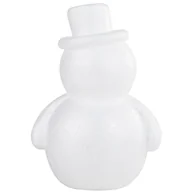 Prace ręczne dla dzieci - [608109] Bałwanek styropianowy 12cm - miniaturka - grafika 1