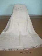 Koce - Koc bawełniany akrylowy 150x200 0293/5 jasny beżowy narzuta pled - miniaturka - grafika 1