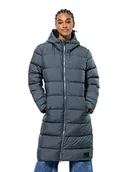 Kurtki damskie - Jack Wolfskin FROZEN PALACE COAT W Kurtka Kobiety,Slate Blue,XS - miniaturka - grafika 1