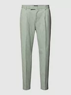 Spodnie męskie - Spodnie do garnituru ze wzorem w paski model ‘Salto’ - miniaturka - grafika 1