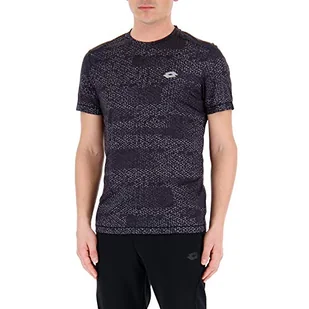 Lotto męska koszulka Xride Iii Prt Pl T-shirt z krótkim rękawem Czarny XL - Koszulki męskie - miniaturka - grafika 1