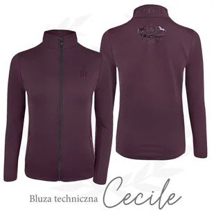 Bluza techniczna JD Attack Cecile z zamkiem - Koszulki jeździeckie - miniaturka - grafika 1