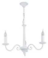 Lampy sufitowe - Lemir Asti żyrandol 3 pł. / biały matowy O2893 W3 BIA - miniaturka - grafika 1